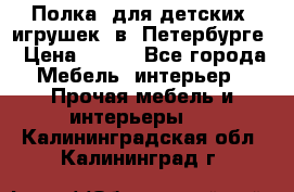 Полка  для детских  игрушек  в  Петербурге › Цена ­ 400 - Все города Мебель, интерьер » Прочая мебель и интерьеры   . Калининградская обл.,Калининград г.
